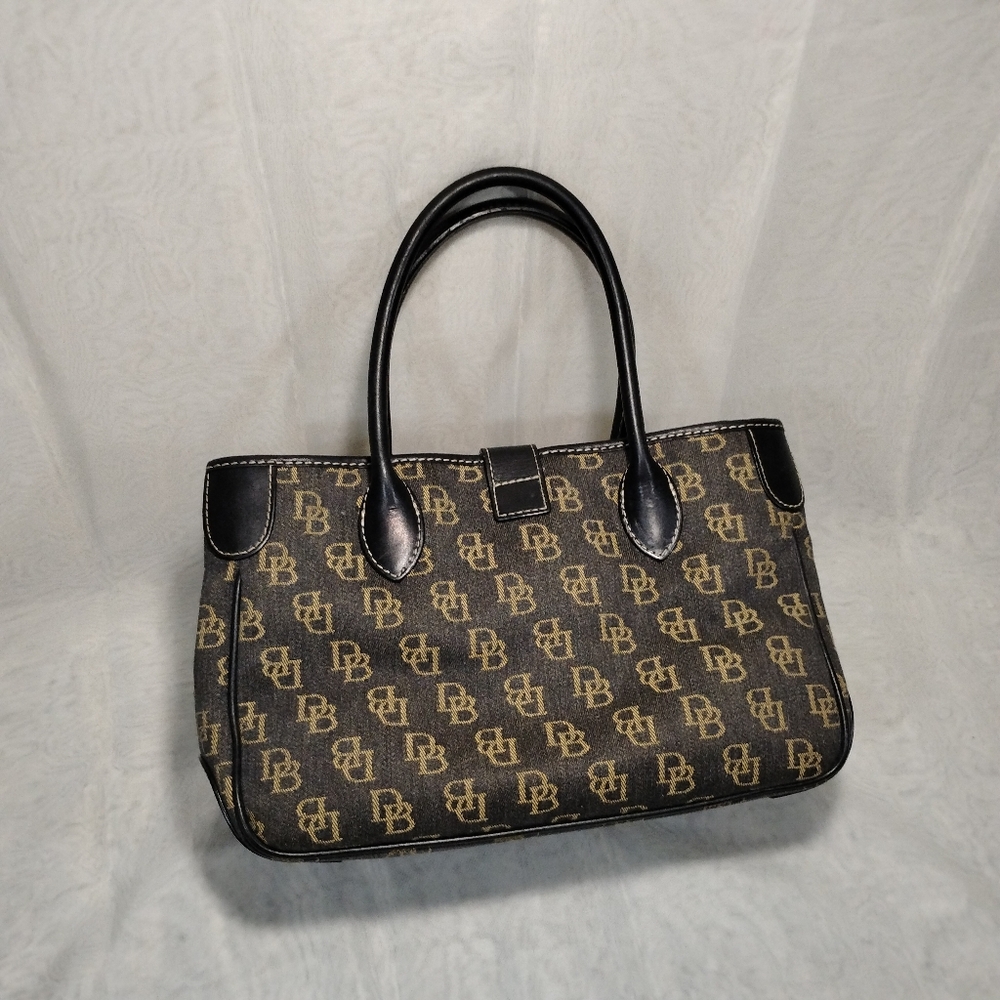 Dooney and Bourke Canvas w/Leather Trim satchel/crossbody - Picture 5 of 16